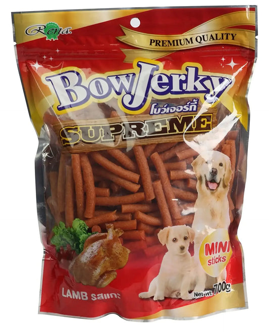 Bow Jerky Lamb Mini Sticks, 700g