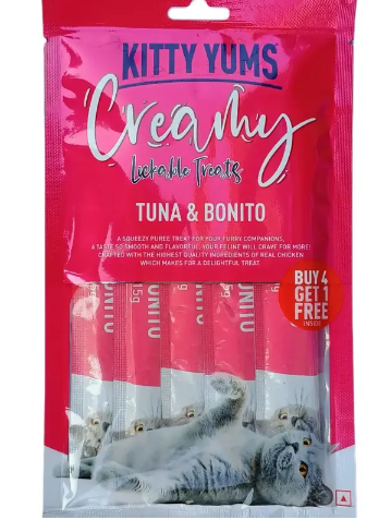 Kitty Yums Creamy Lickable Cat Treats