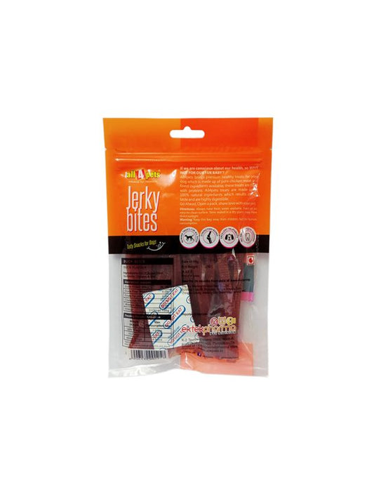 All4pets Jerky Bites – Duck Slice Snacks for Dogs -100g