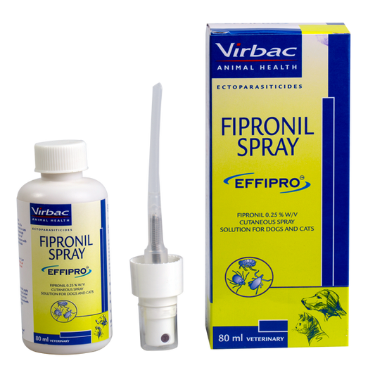 Virbac EFFIPRO™ Anti Tick & Flea Fipronil Spray - 80 ml