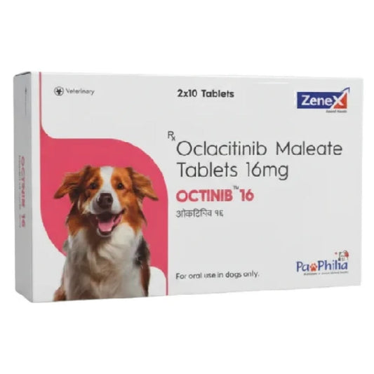 Octinib Tab (5.4 mg / 16 mg) – Oclacitinib for Dogs | Allergy & Itch Relief