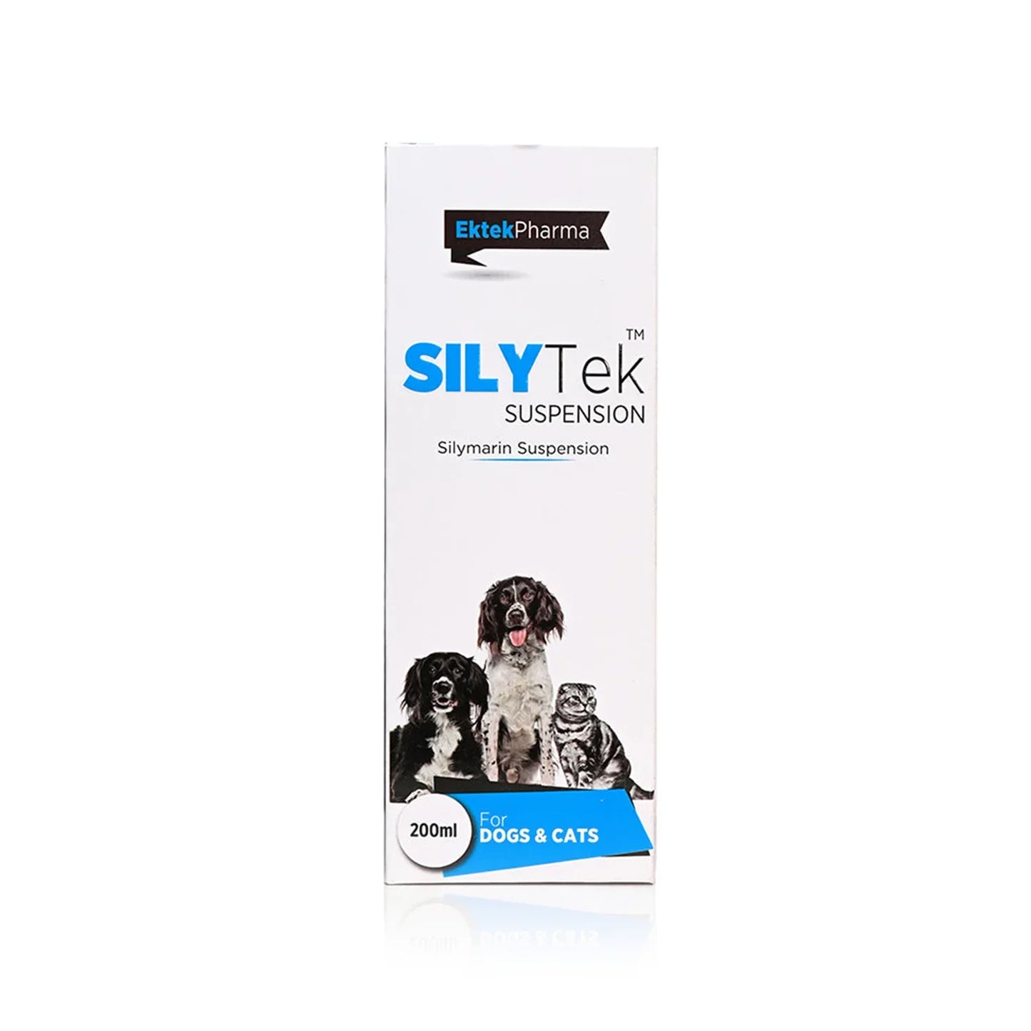 All4Pets Silytek suspension for liver protection in dogs and cats, 200ml bottle.