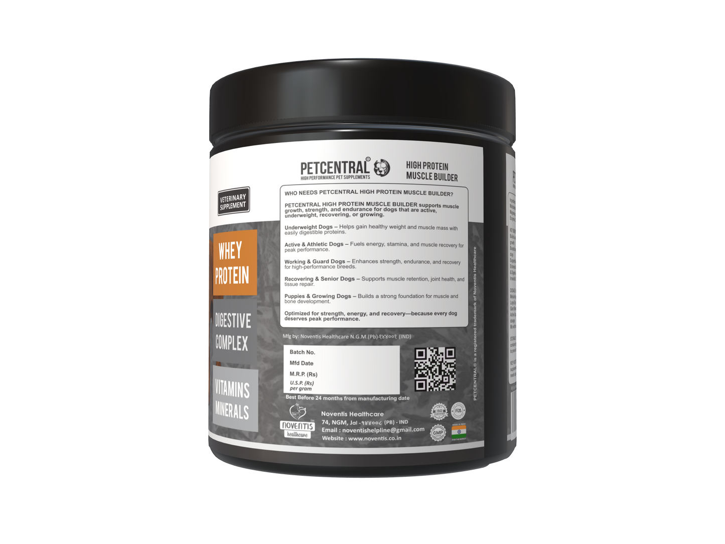 Petcentral® High-Protein Muscle Builder for Dogs – Strength & Recovery Support