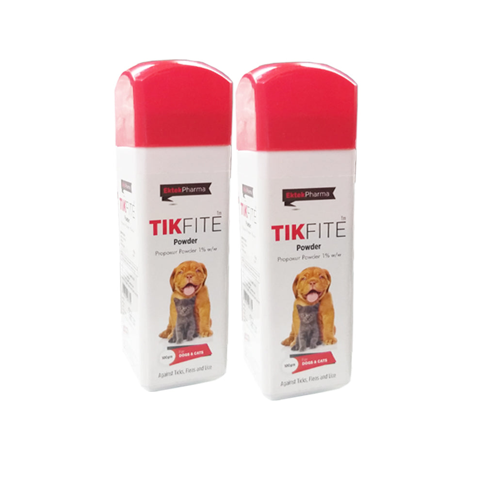 All4Pets Tik Fite topical powder for effective control of ticks, fleas, and lice in dogs and cats, skin-friendly formula, 100 gm pack