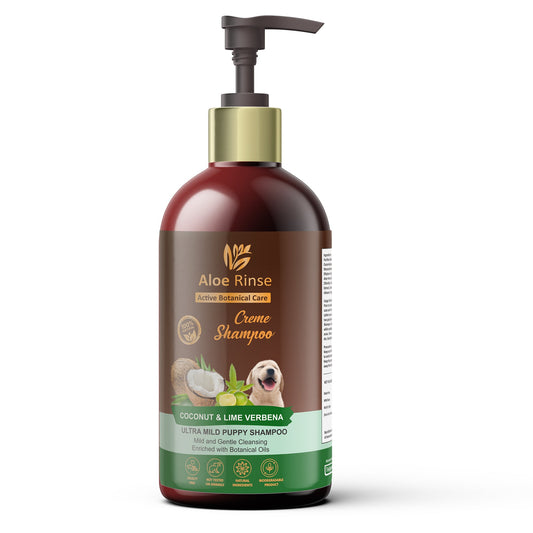 Aloe Rinseยฎ Crรจme Puppy Shampoo 300 ml - Pet Central