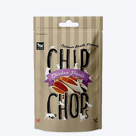 Chip Chops Chicken Pasta dog snack 70g resealable pouch for all breeds