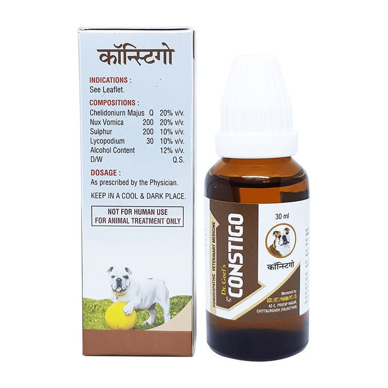 Constigo Homeopathic Drops 20 ml - Pet Central
