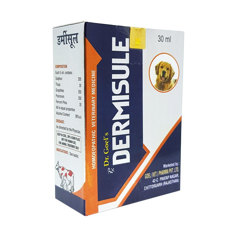 Dermisule Homeopathic Drops 20 ml Pet Central - Main Image