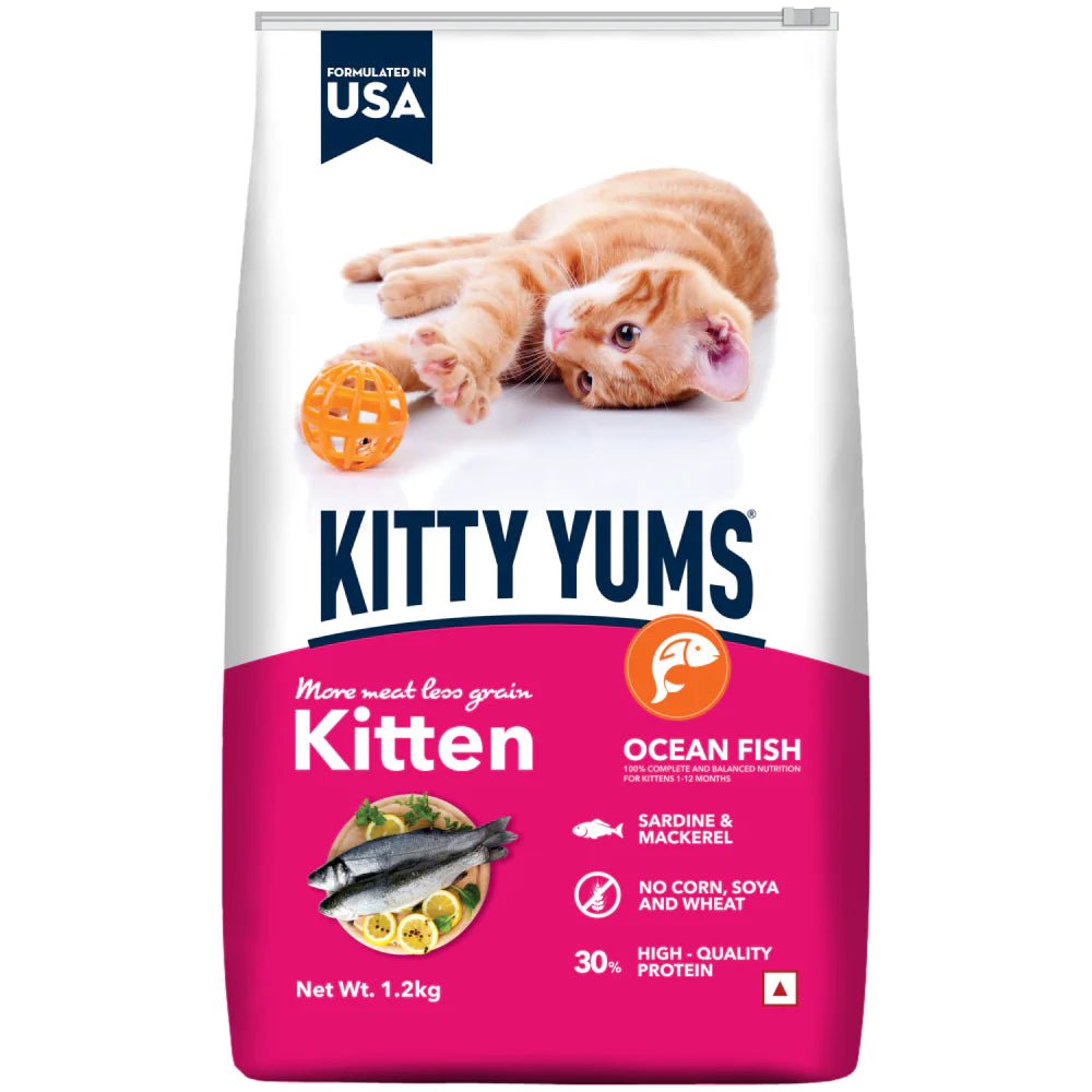 Kitty Yums Kitten Dry Cat Food 1.2kg Pet Central