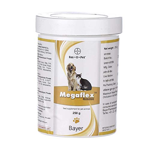 Megaflex Joint supplement 250 gm for cats and dogs joint care by Bayer