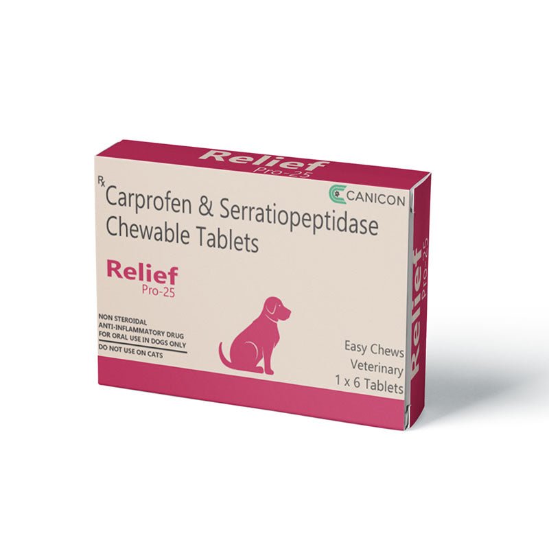 RELIEF-PRO 25 TABLET 1*6 Strip - Pet Central