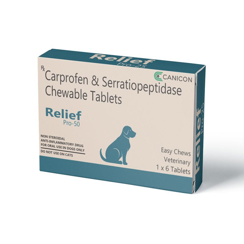 RELIEF-PRO 50 TABLET 1*6 Strip - Pet Central