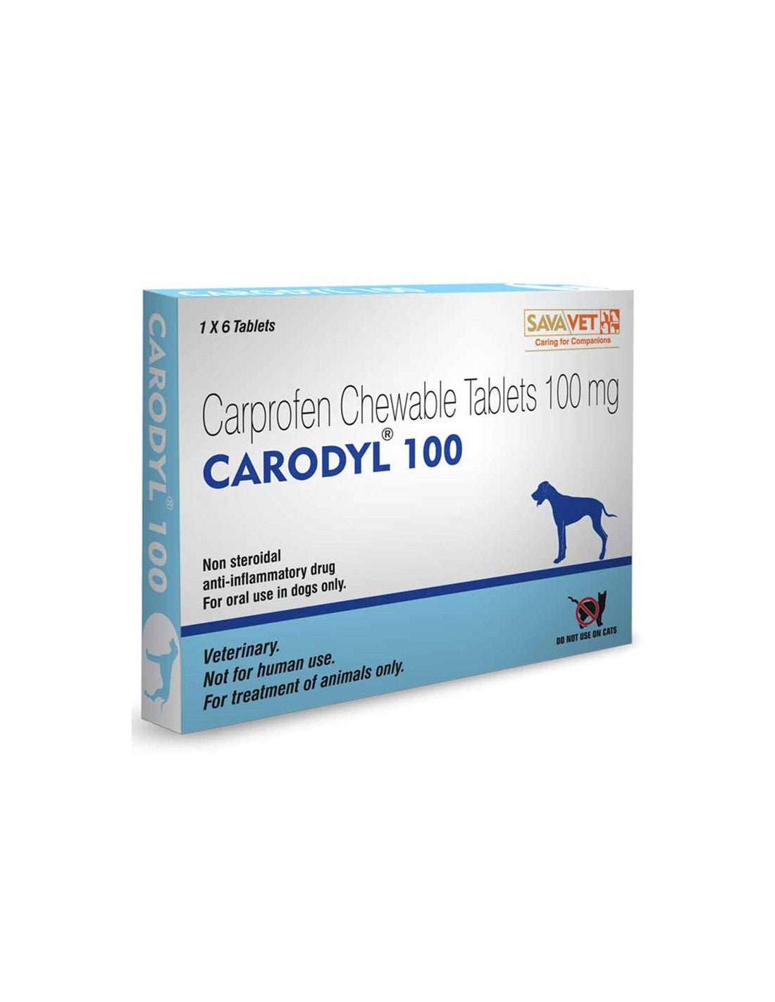 Sava CARODYL 100 (1X6) TABLETS - Pet Central