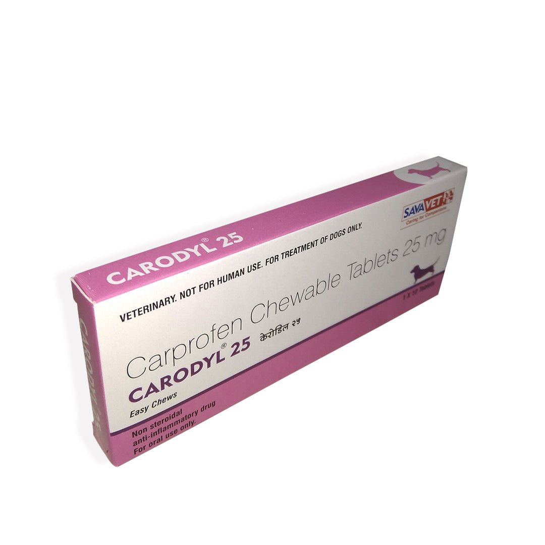 Sava CARODYL 25 (1X10) TABLETS - Pet Central