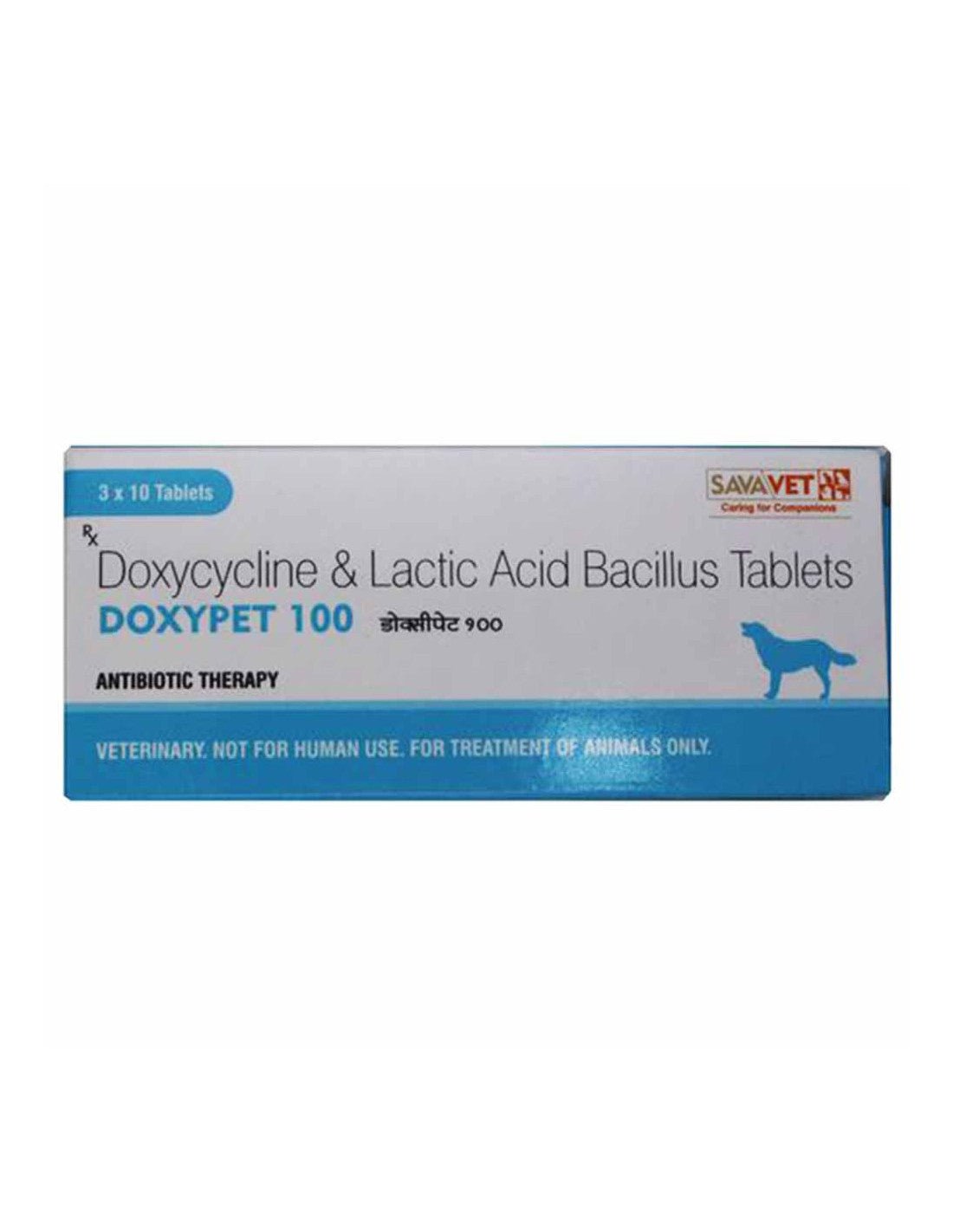 Sava DOXYPET 100mg 30 tabs (3 x 10 tabs) - Pet Central