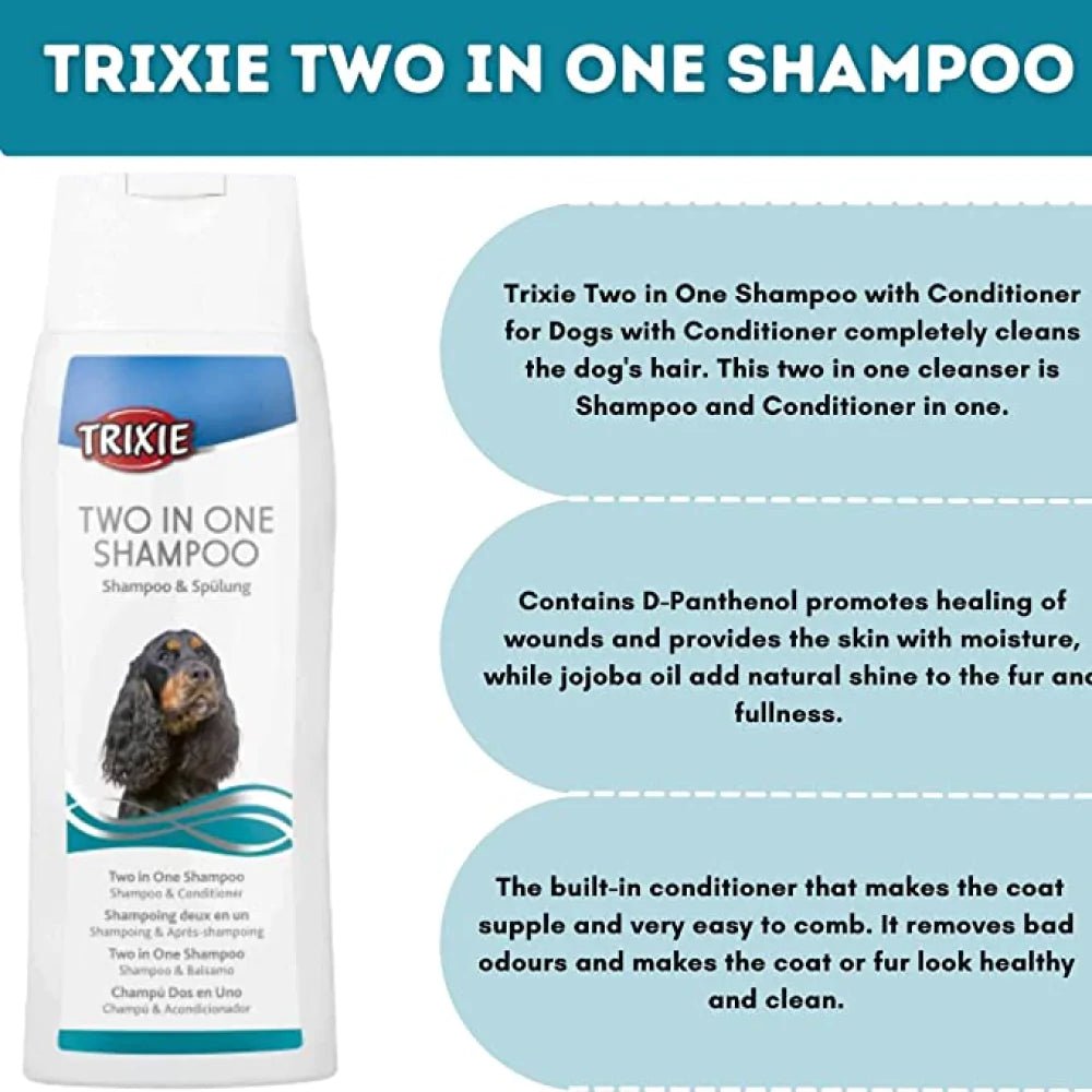 Trixie 2 in 1 Shampoo for Dogs - Pet Central