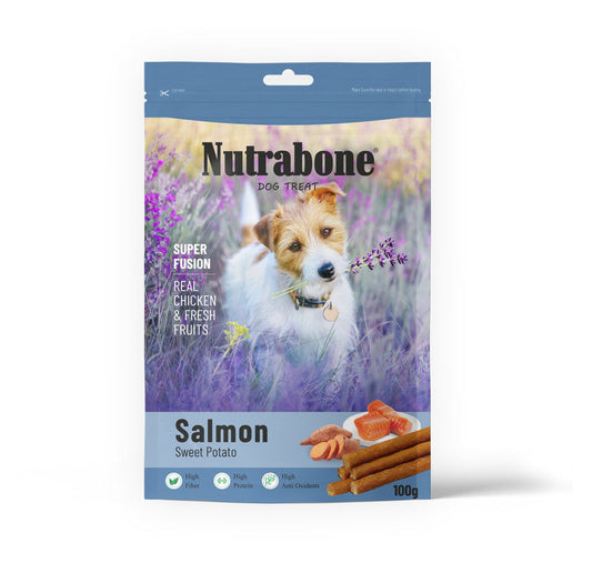 Nutrabone Salmon & Sweet Potato Dog Treat 100gm