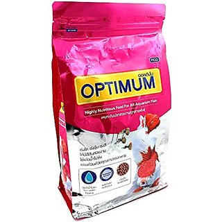 Optimum Fish Food - 500gm (Small Pellet) Highly Nutritious Fish Food for All Aquarium Fish - Pet Central