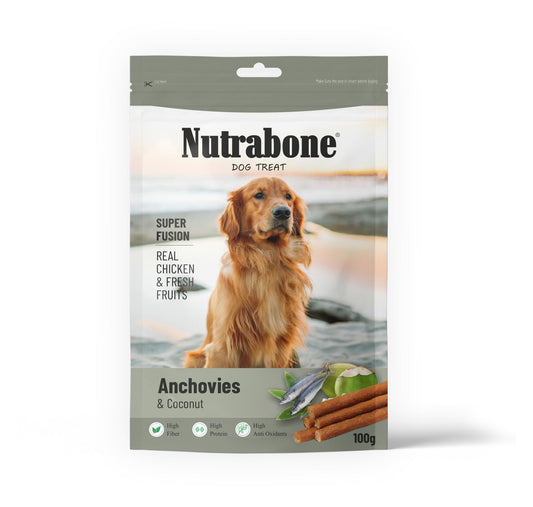Nutrabone Anchovies & Coconut Dog Treat 100gm