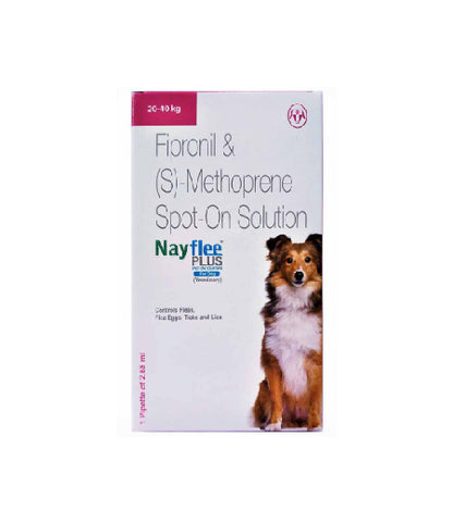 Nayflee Plus Anti Tick and Flea Spot on for Dogs