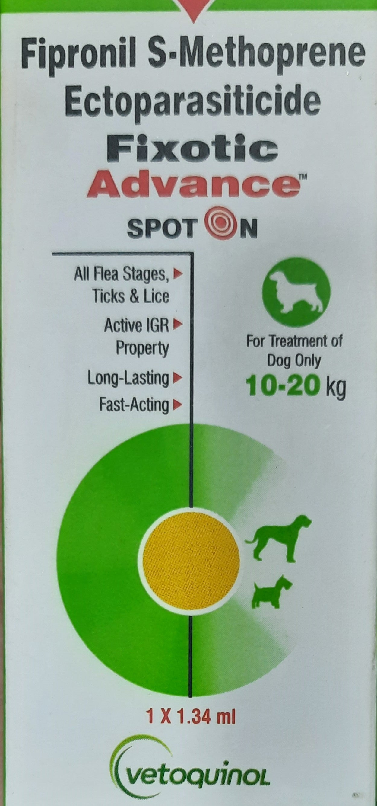 Vetoquinol Fixotic Advance Spot on for dogs