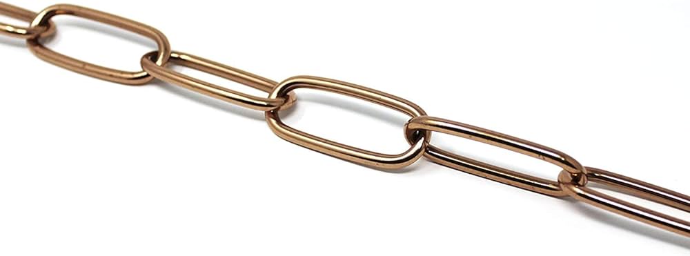 PETCENTRAL Brass Long Link Choke Chain for Dogs