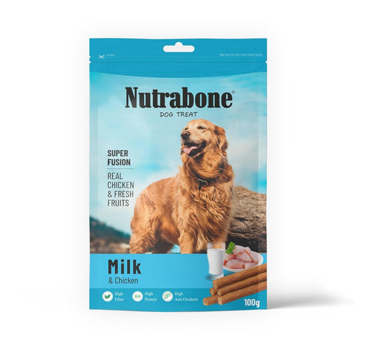 Nutrabone Milk & Chicken Dog Treat  100gm