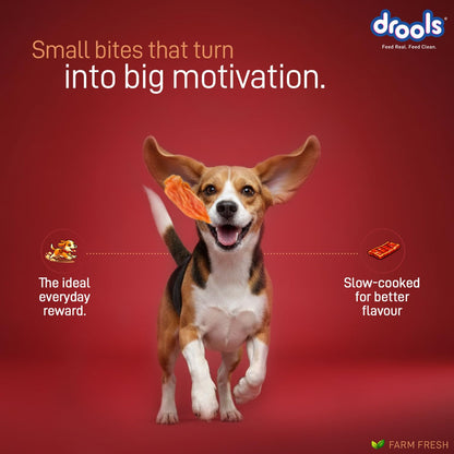 Drools Adult Dog Treat Chicken Jerky, Real Chicken Flavour, Grain Free & Gluten Free