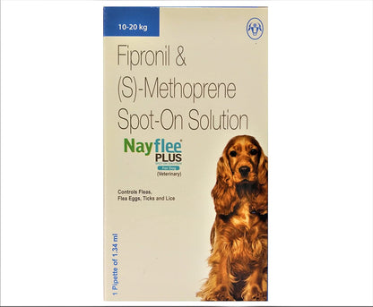 Nayflee Plus Anti Tick and Flea Spot on for Dogs