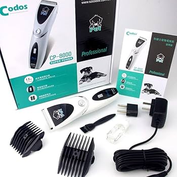 Codos CP-8000 Professional Rechargable Pet Dog/Cat Clipper Trimmer