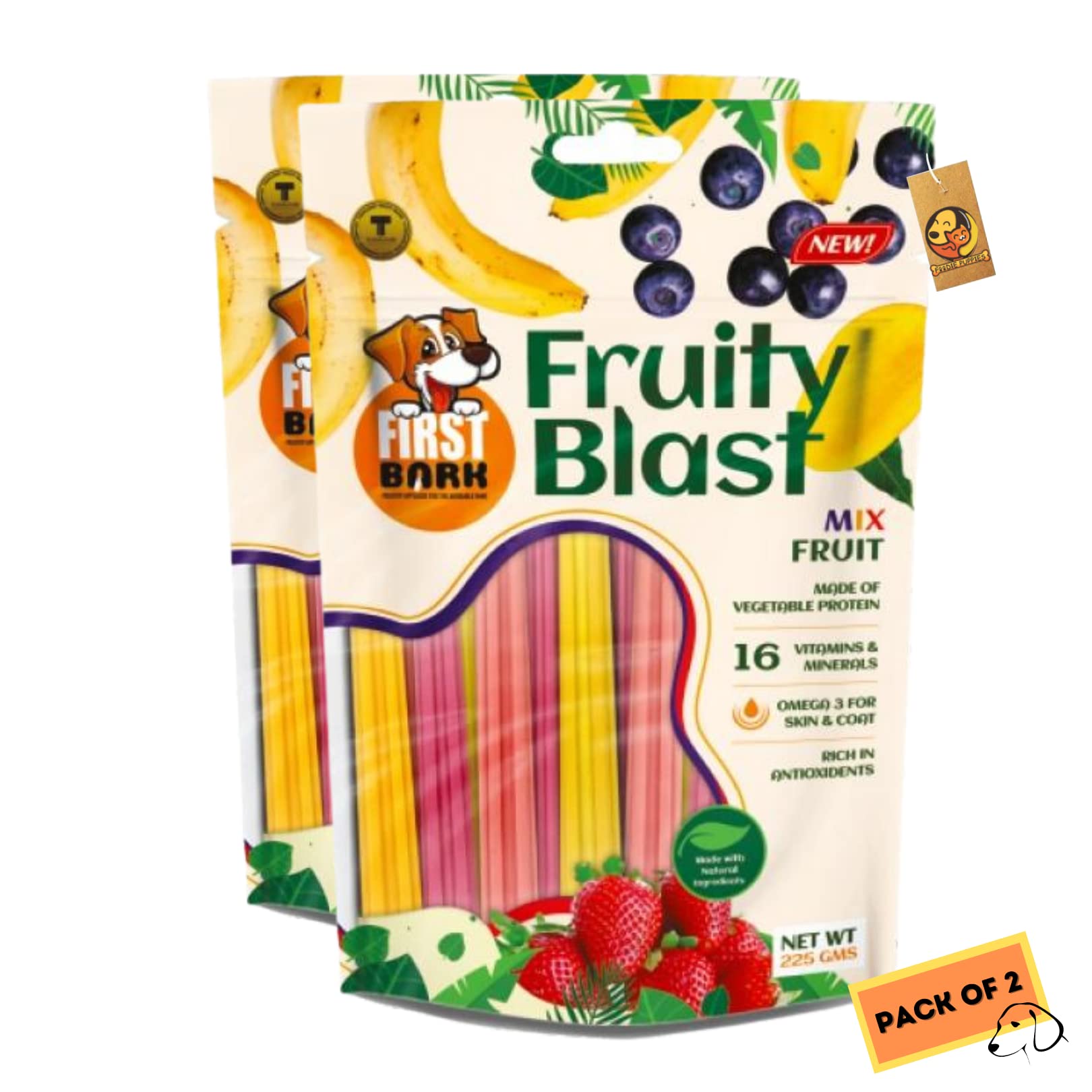 First Bark Fruity Blast (225 Gm) - Pet Central