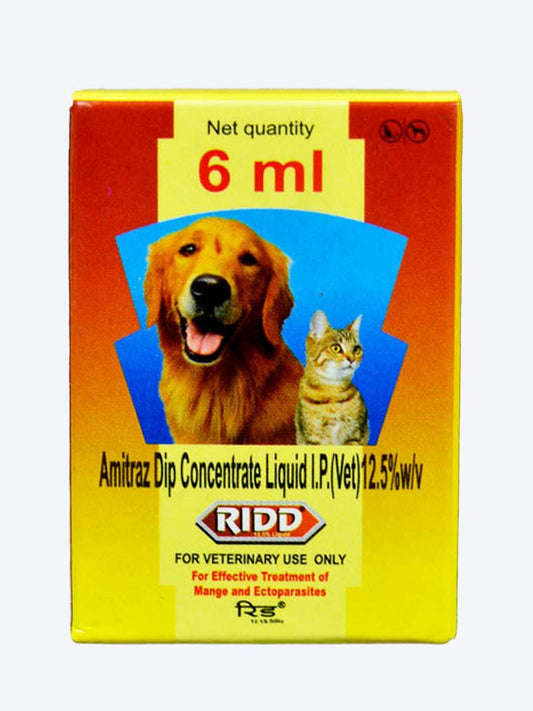 Pet Care Ridd Anti-Tick and Flea Amitraz Solution