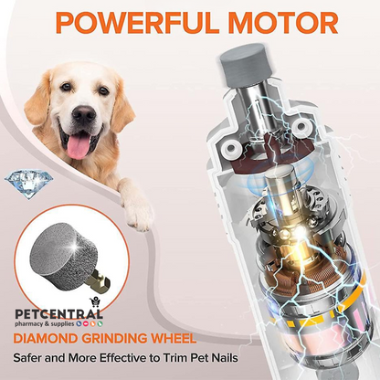 Pet Central Professional Electric Dog Nail Grinder for Pets - Pet Central