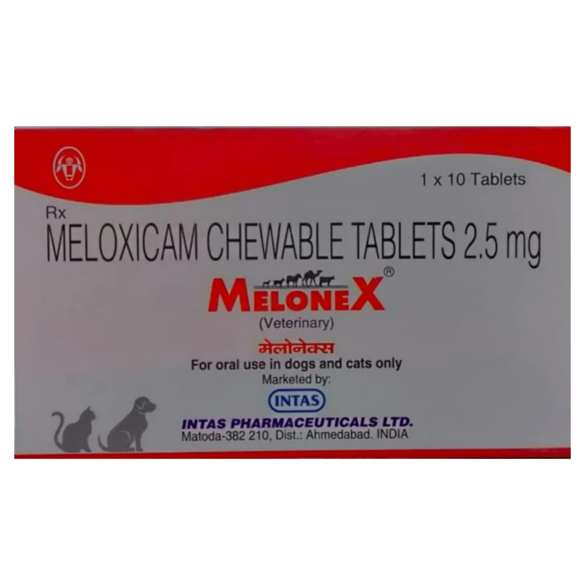 MELONEX 2.5 MG TABLET 1X10's - Pet Central