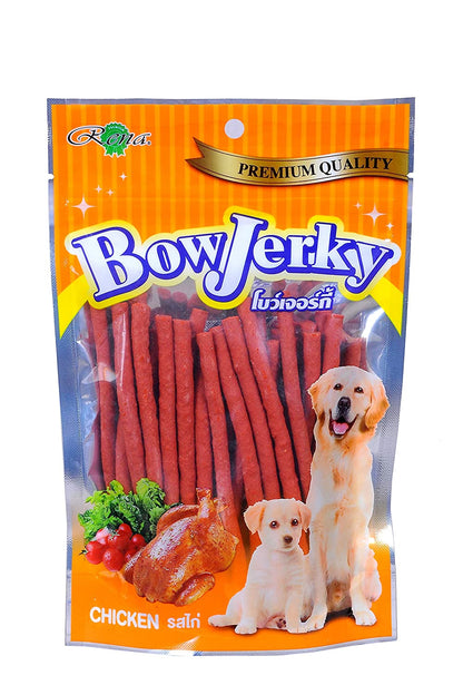 Bow Jerky Sticks Dog Snack, 200 gm - Pet Central