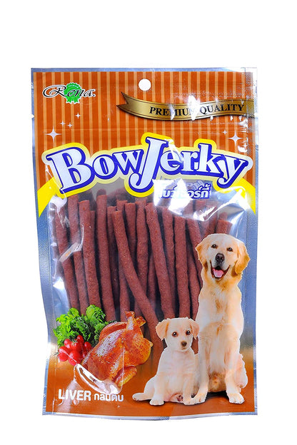 Bow Jerky Sticks Dog Snack, 200 gm - Pet Central