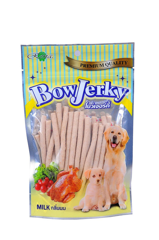 Bow Jerky Sticks Dog Snack, 200 gm - Pet Central