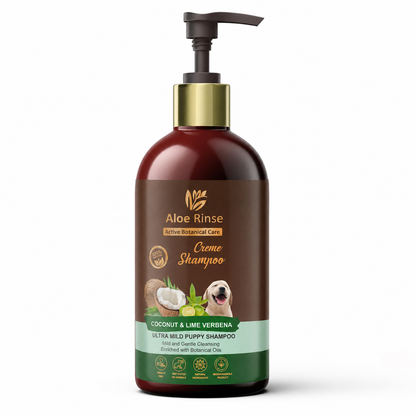 Aloe Rinse Coconut & Lime Verbena Puppy Creme Shampoo - 300 ml