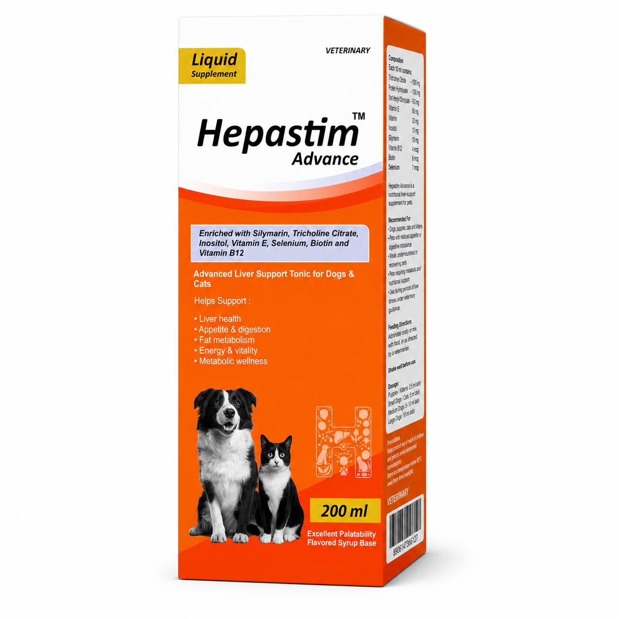Hepastim Advance Liver Support Tonic for Dogs & Cats - 200 ml