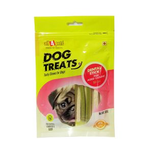 All4pets Dental Stick For Aged Canine – Milk Flavour -100g (For Puppies 4 months & older)