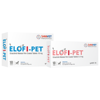ELOFI-PET Oclacitinib Maleate Tablets for Dogs | 5.4 mg & 16 mg | Allergy & Itch Relief | JAK Inhibitor for Atopic & Allergic Dermatitis