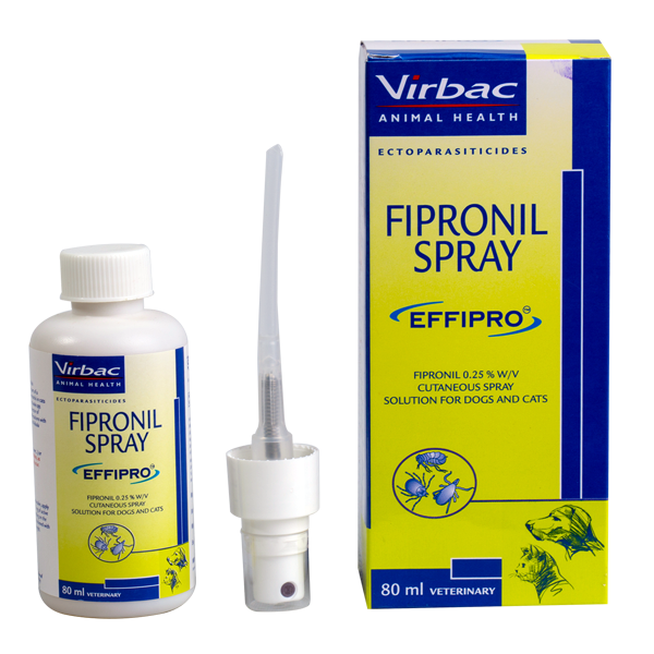 Virbac EFFIPRO™ Anti Tick & Flea Fipronil Spray - 80 ml