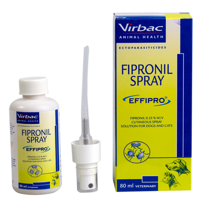 Virbac EFFIPRO™ Anti Tick & Flea Fipronil Spray - 80 ml