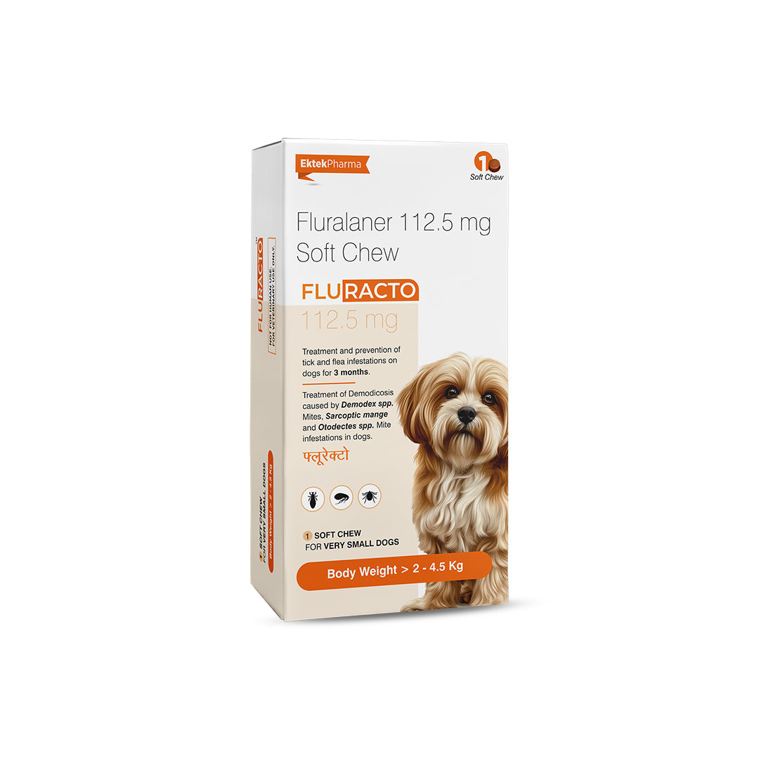 Fluracto Chewable Tablets for Dogs | Flea & Tick Control