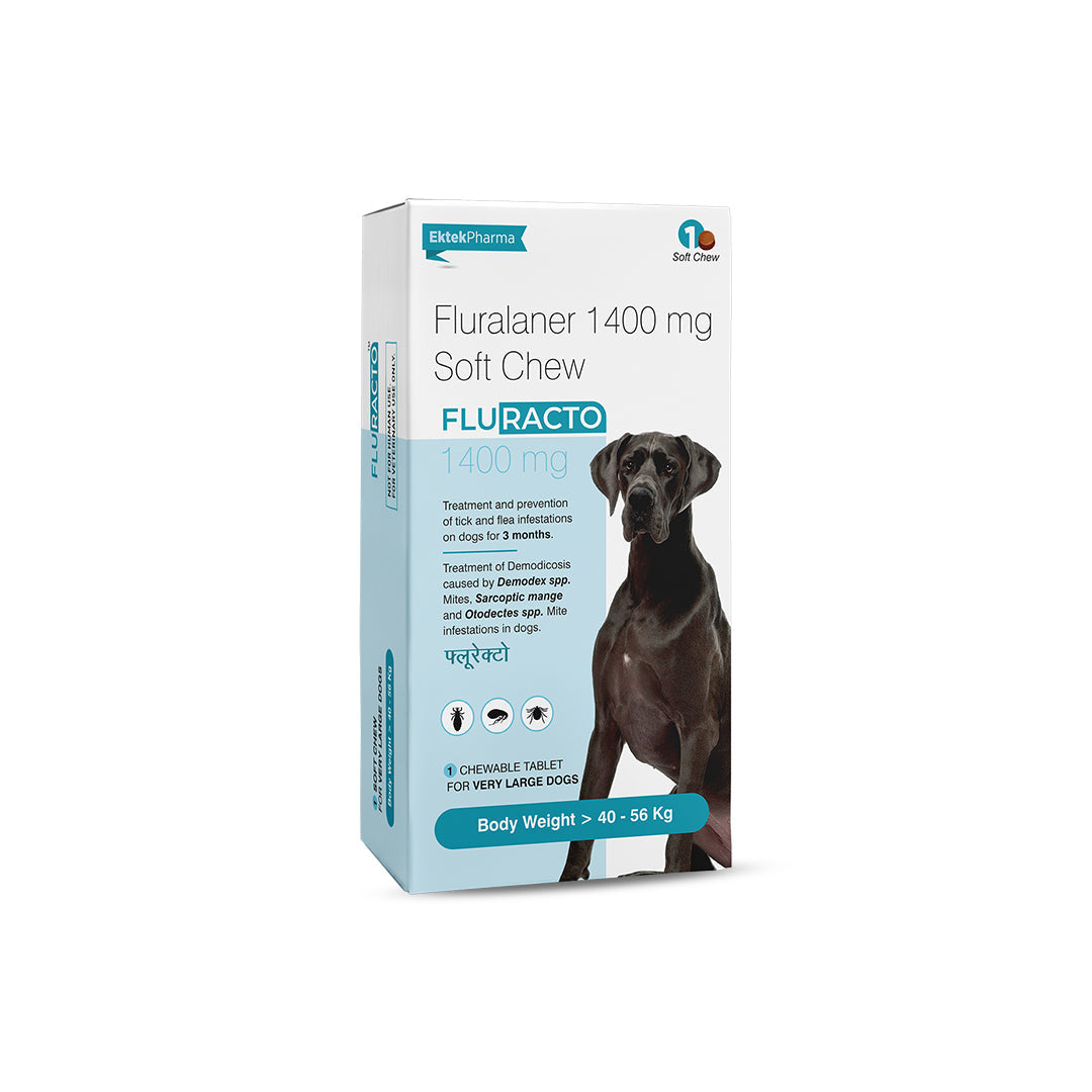 Fluracto Chewable Tablets for Dogs | Flea & Tick Control
