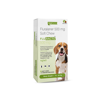Fluracto Chewable Tablets for Dogs | Flea & Tick Control