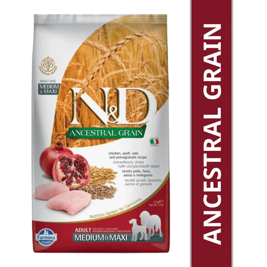 N&D Ancestral Chicken & Pomegranate Adult Medium & Maxi