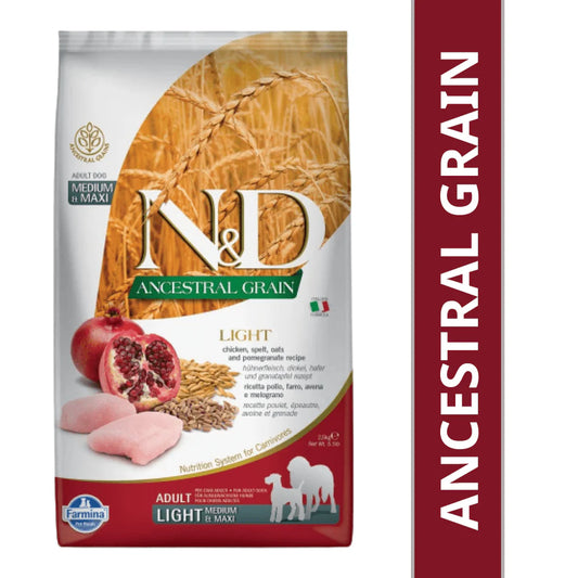 N&D Ancestral Chicken & Pomegranate Light Medium & Maxi