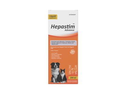 Hepastim Advance Liver Support Tonic for Dogs & Cats - 200 ml