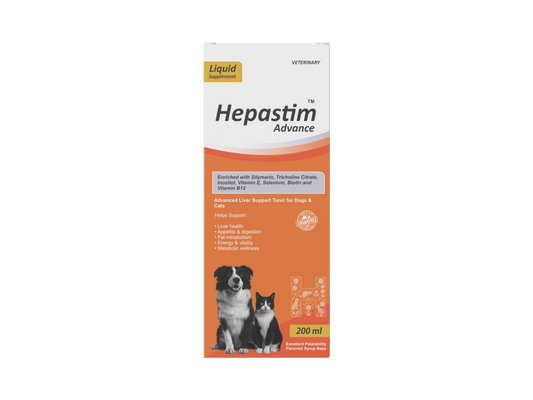Hepastim Advance Liver Support Tonic for Dogs & Cats - 200 ml
